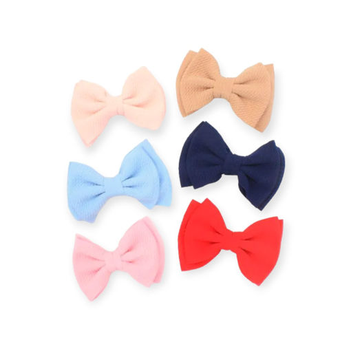 Picture of TEXTURED BOW BEAK CLIP ASSORTED
